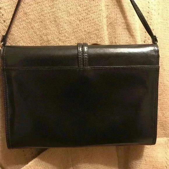 Jay Herbert New York I. Magnin black leather handbag‎​​ vintage - Picture 2 of 15